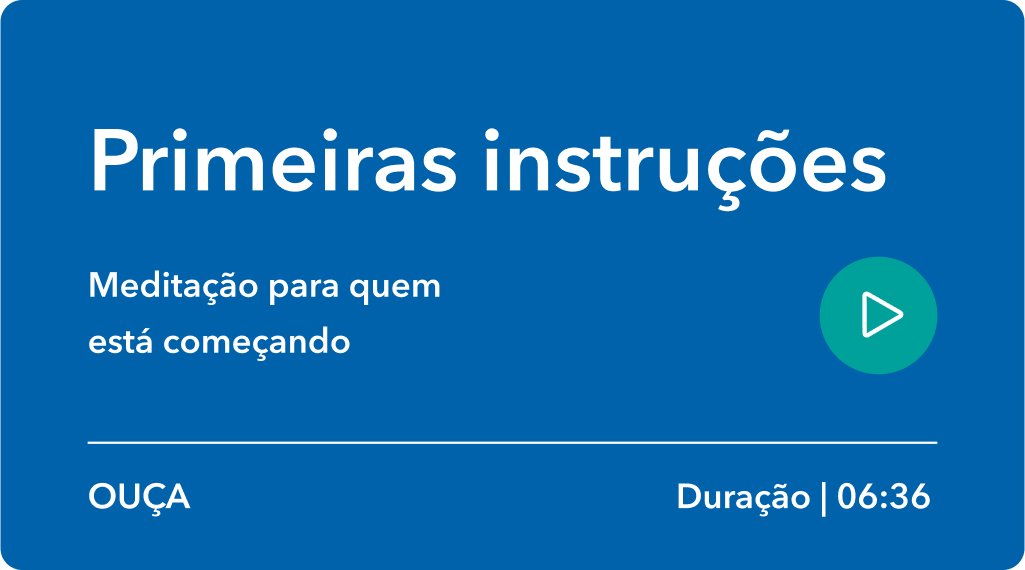 Primeiras instruções