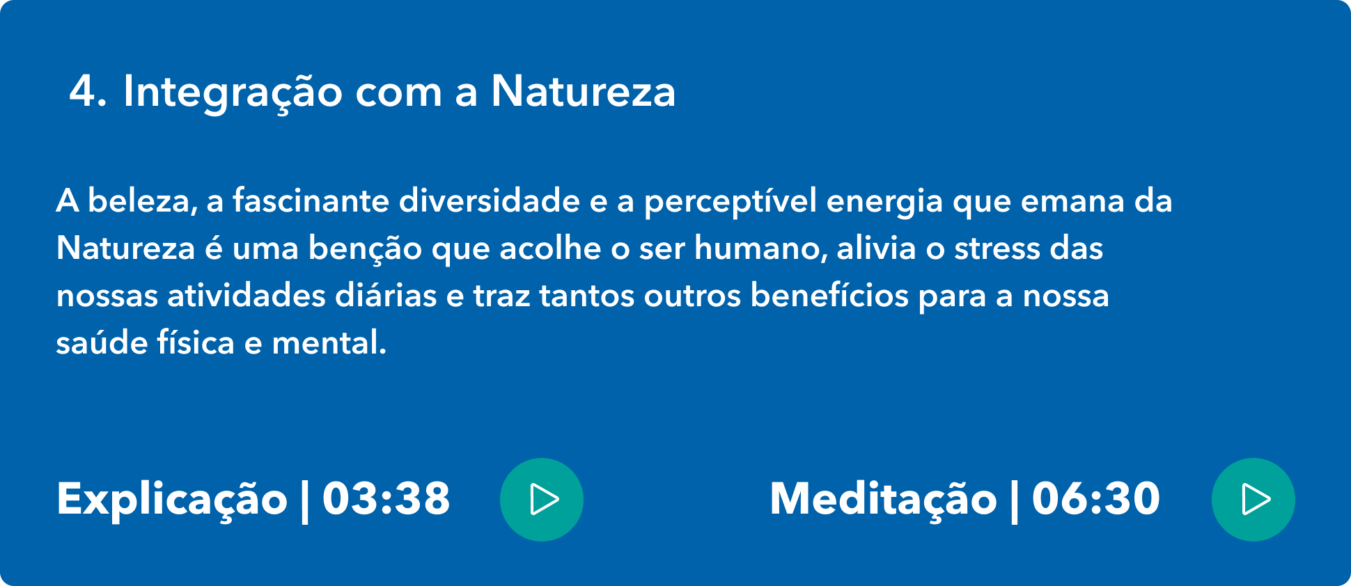 Imagem Integração com a Natureza