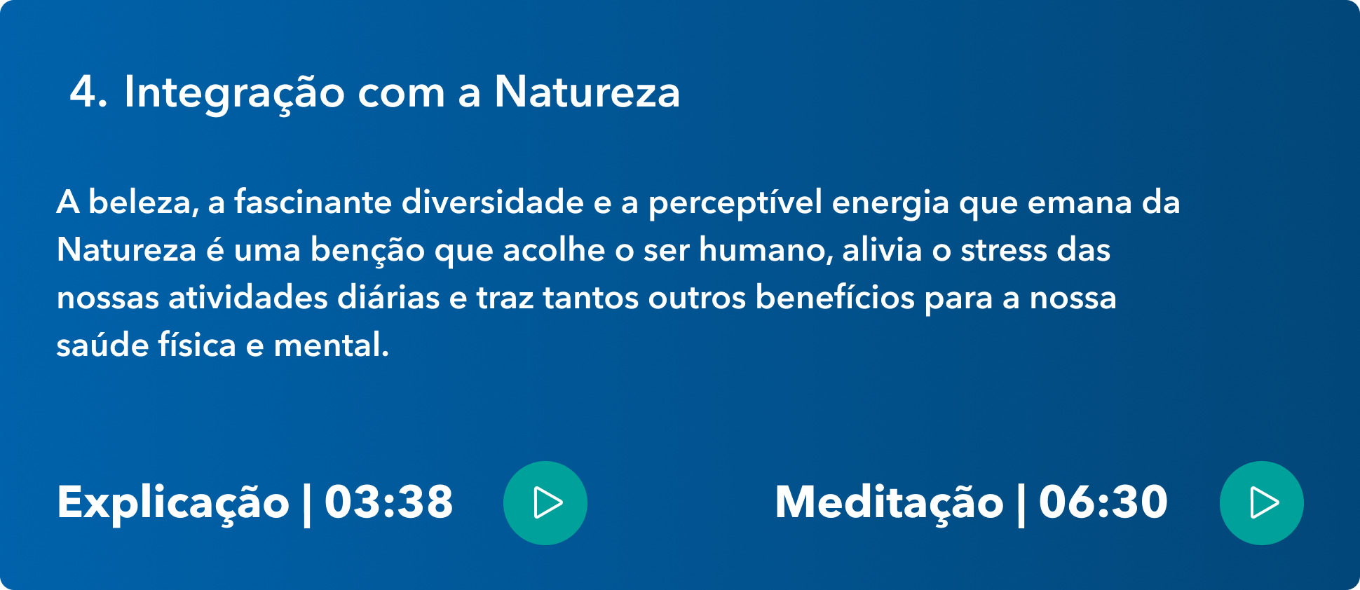 Imagem Integração com a Natureza
